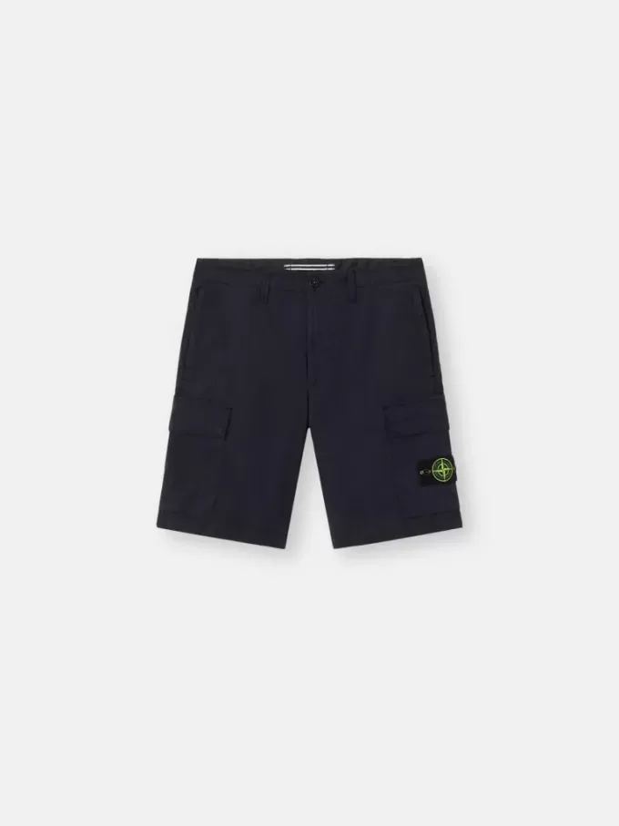Regular fit cargo bermuda