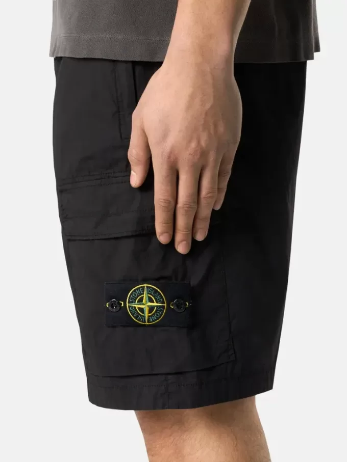 Regular fit cargo bermuda