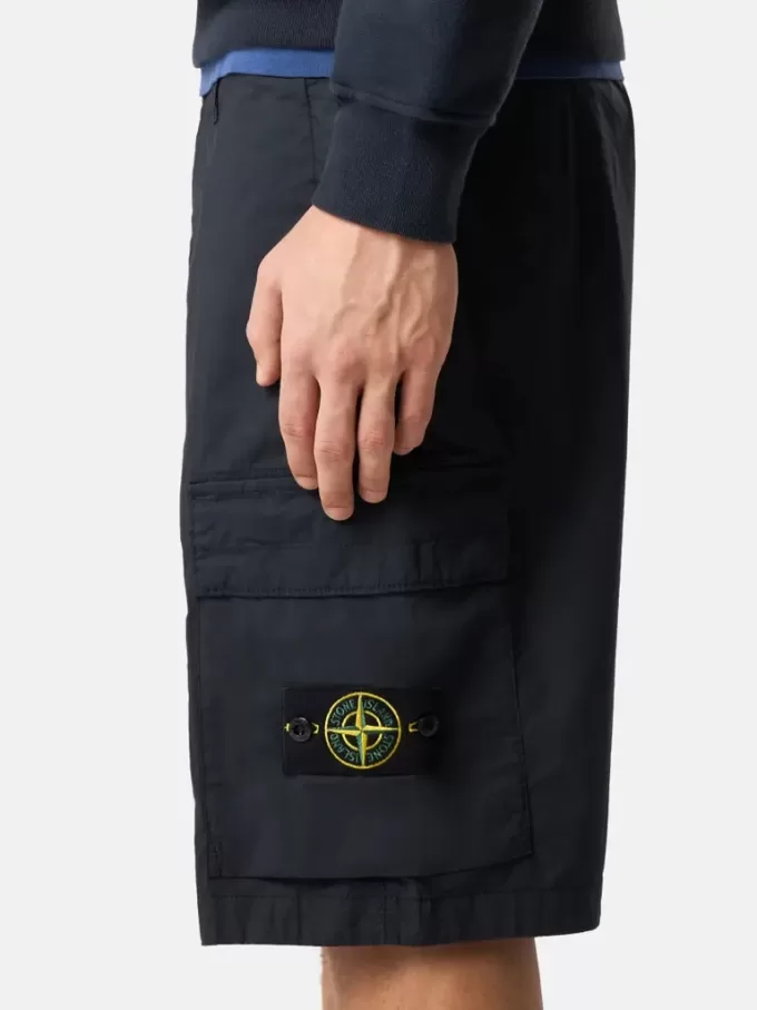 Regular fit cargo bermuda
