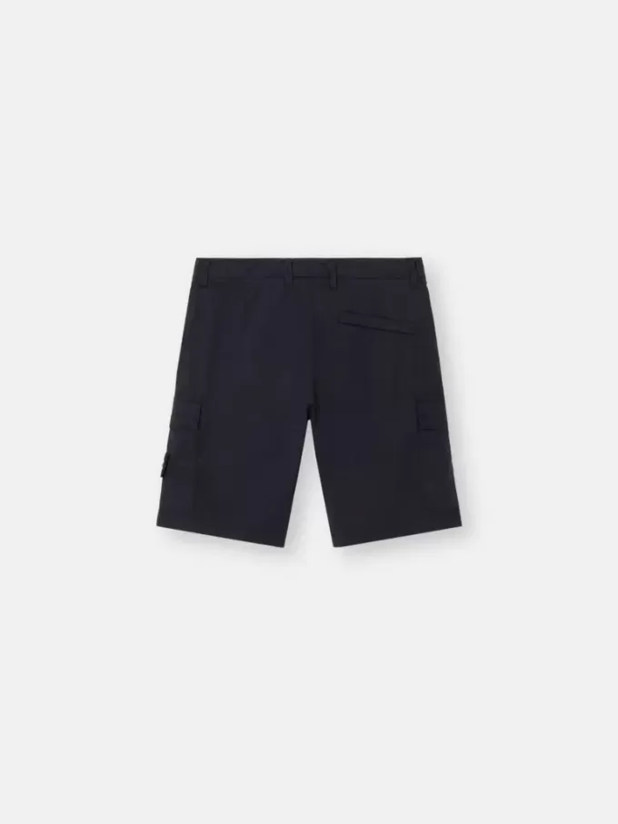 Regular fit cargo bermuda