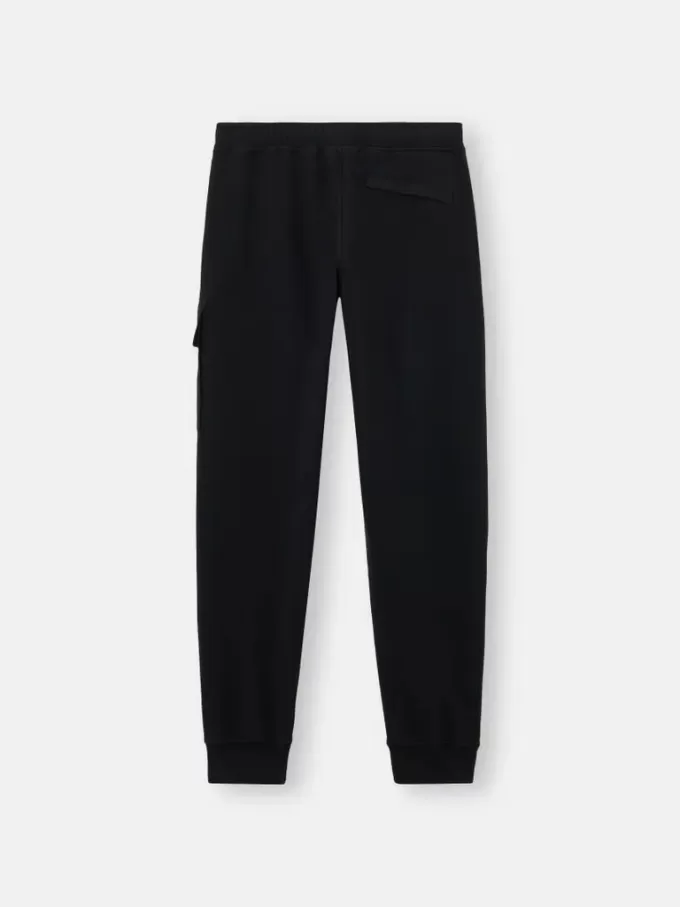 Regular fit joggingbroek met zak met balg aan de pijp. Regular fit joggingbroek met zak met balg aan de pijp.