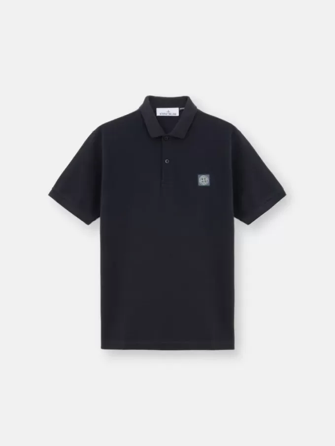 Regular fit poloshirt met korte mouwen en Compass-patch