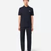 Regular fit poloshirt met korte mouwen en Compass-patch
