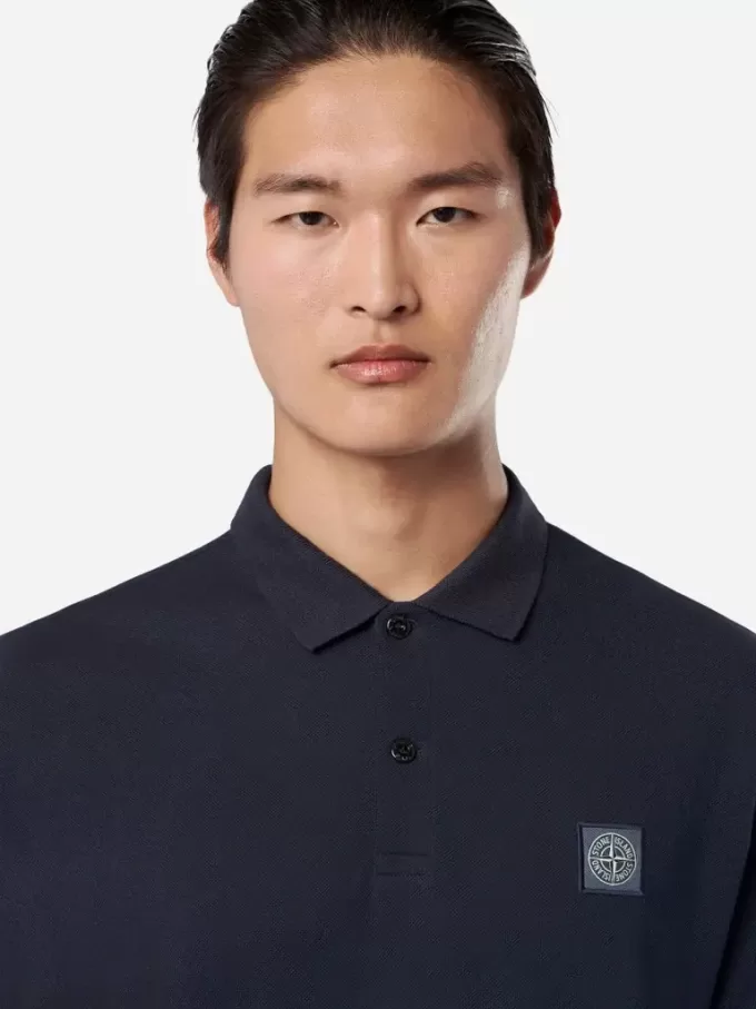Regular fit poloshirt met korte mouwen en Compass-patch