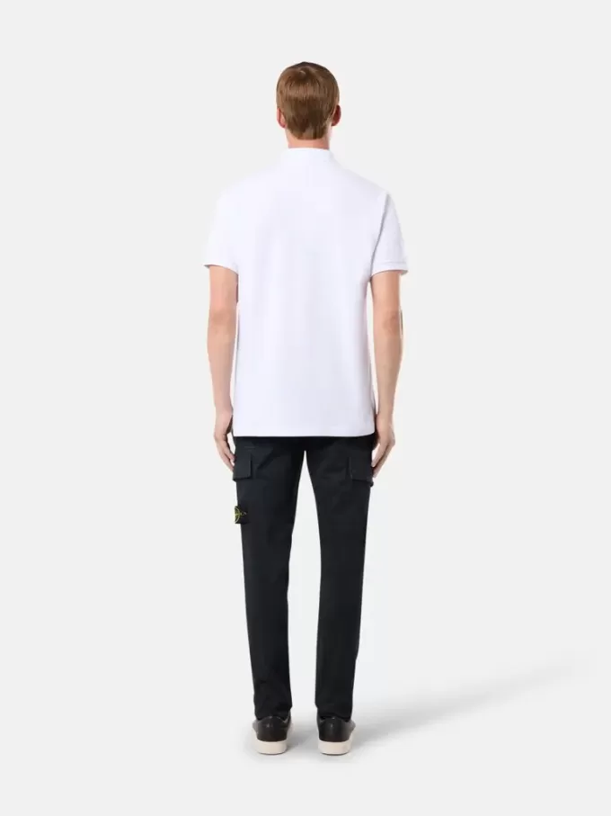Regular fit poloshirt met korte mouwen en Compass-patch