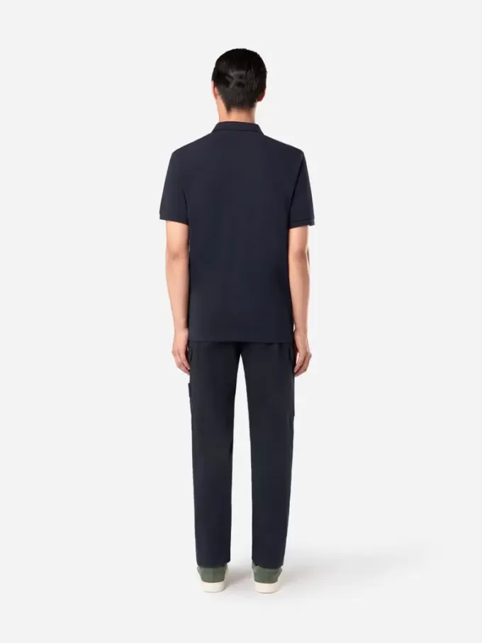 Regular fit poloshirt met korte mouwen en Compass-patch