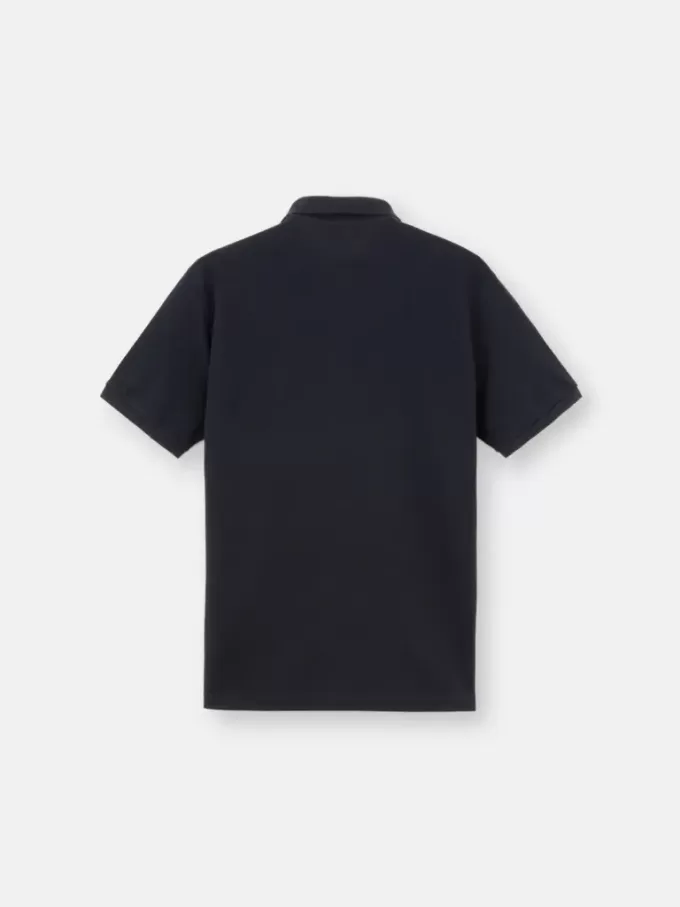 Regular fit poloshirt met korte mouwen en Compass-patch