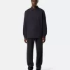 Regular fit polosweater met drukknoopsluiting