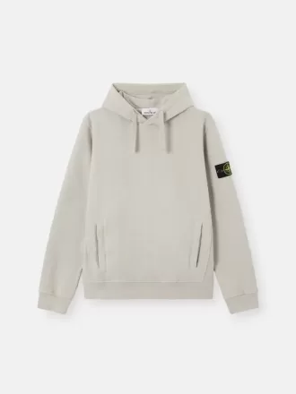 Regular fit sweatshirt met capuchon en buidelzak.