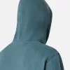 Regular fit sweatshirt met capuchon en buidelzak.