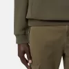 Regular fit sweatshirt met capuchon en buidelzak.