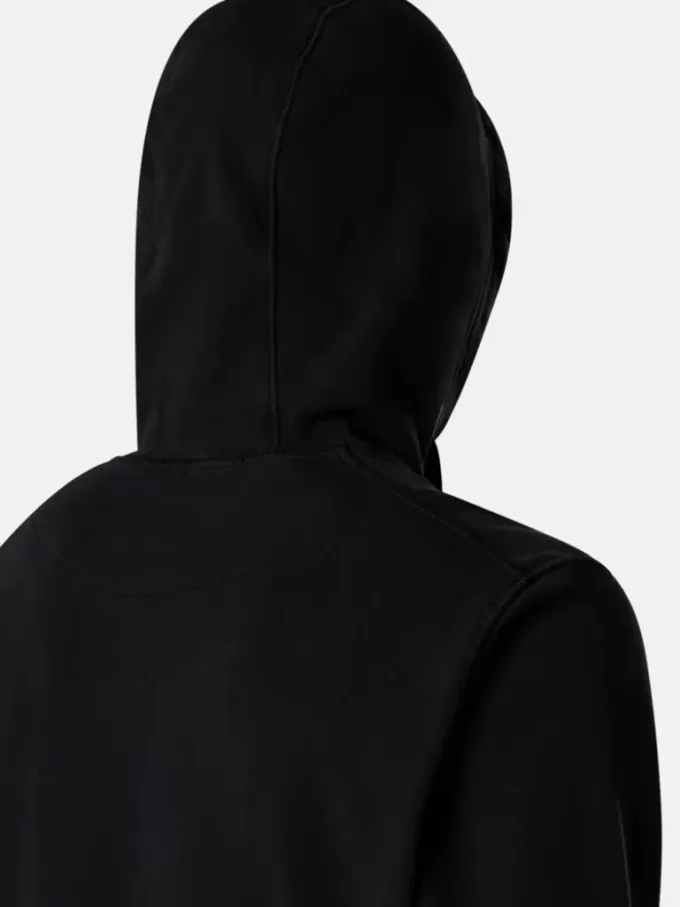 Regular fit sweatshirt met capuchon en buidelzak.