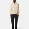 Regular fit sweatshirt met capuchon en ritssluiting en mouwzakken.