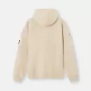 Regular fit sweatshirt met capuchon en ritssluiting en mouwzakken.
