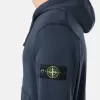 Regular fit sweatshirt met capuchon en ritssluiting en zakken