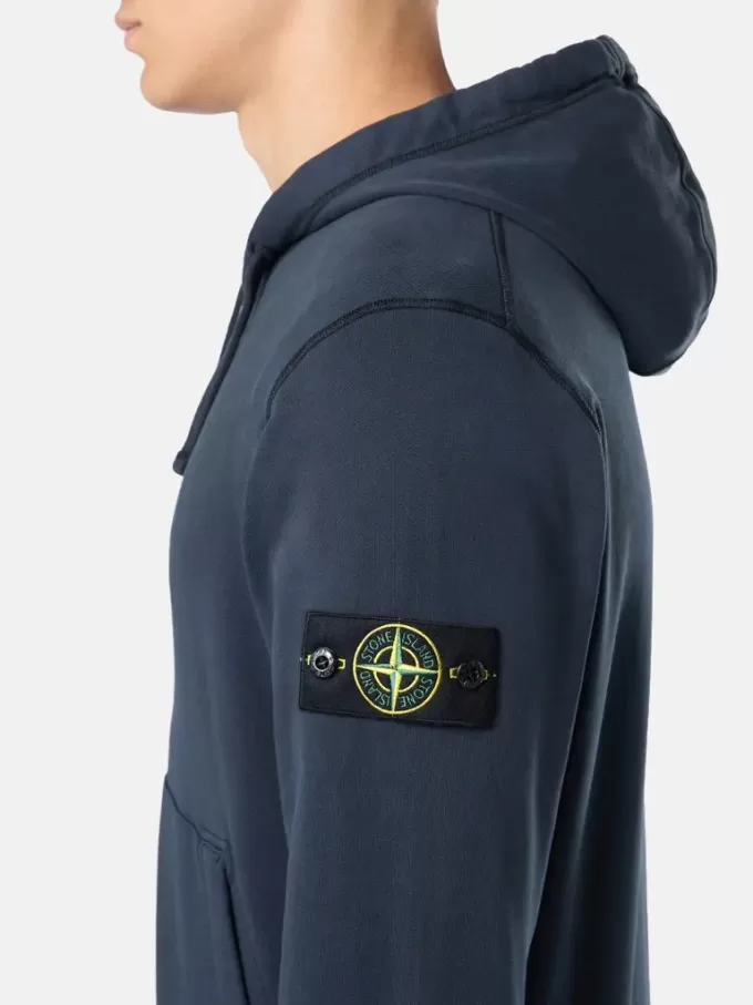 Regular fit sweatshirt met capuchon en ritssluiting en zakken