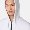 Regular fit sweatshirt met capuchon en ritssluiting en zakken