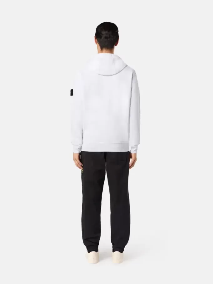 Regular fit sweatshirt met capuchon en ritssluiting en zakken