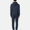 Regular fit sweatshirt met capuchon en ritssluiting en zakken