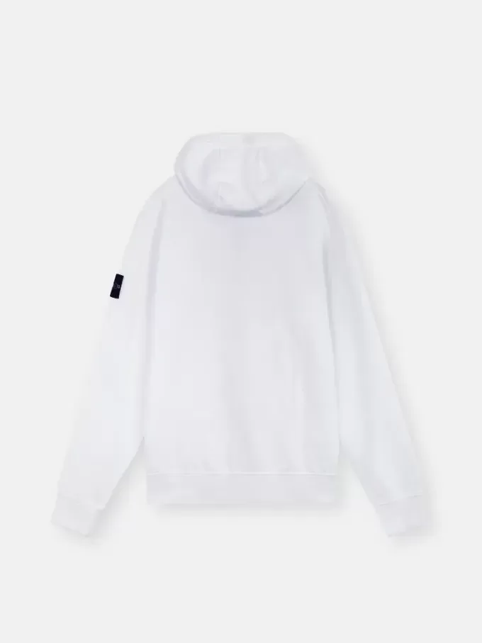 Regular fit sweatshirt met capuchon en ritssluiting en zakken