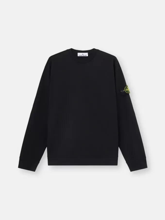Regular-fit sweatshirt met ronde hals