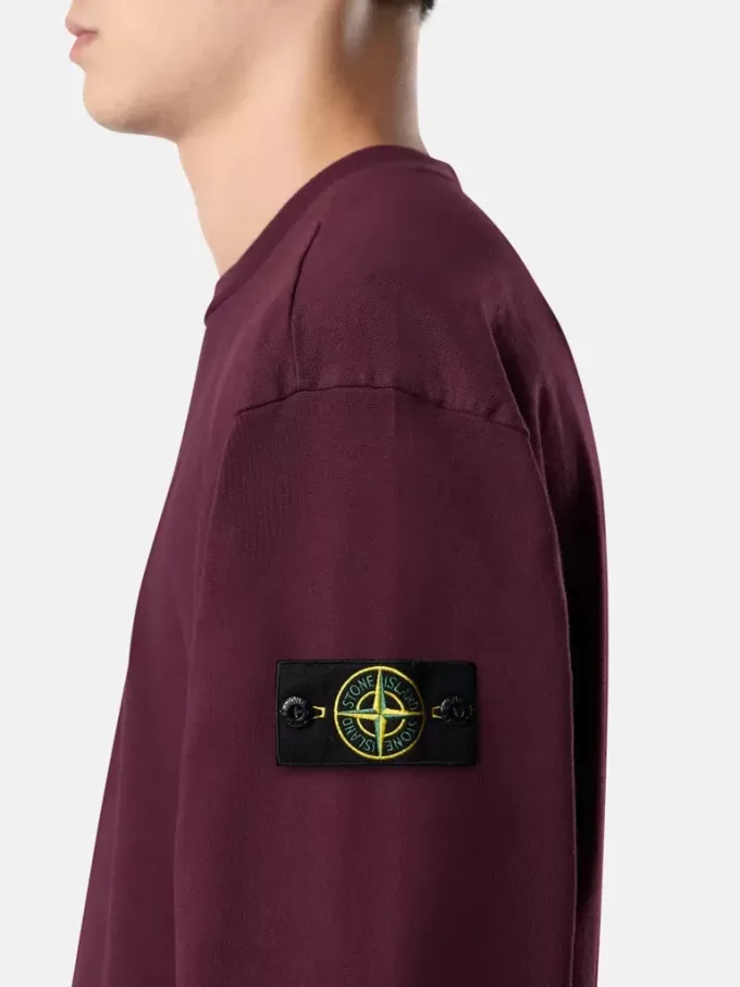 Regular-fit sweatshirt met ronde hals