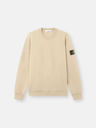 Regular fit sweatshirt met ronde hals en elastische manchetten