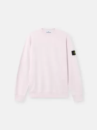 Regular fit sweatshirt met ronde hals en elastische manchetten Regular fit sweatshirt met ronde hals en elastische manchetten