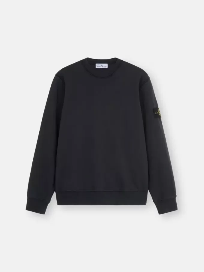 Regular fit sweatshirt met ronde hals en elastische manchetten