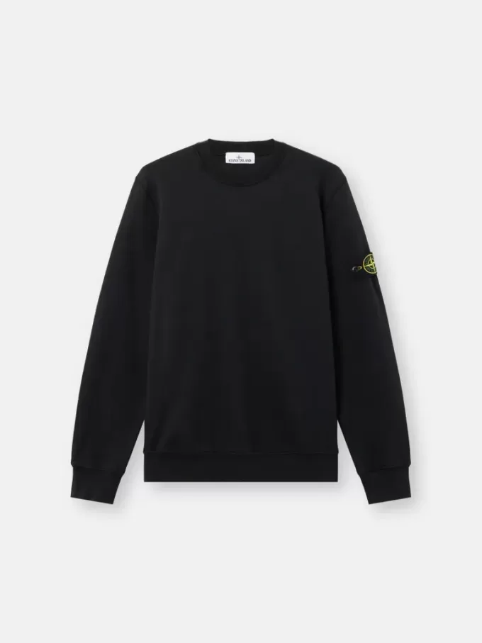 Regular fit sweatshirt met ronde hals en elastische manchetten