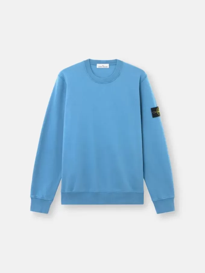 Regular fit sweatshirt met ronde hals en elastische manchetten