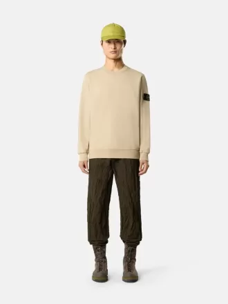 Regular fit sweatshirt met ronde hals en elastische manchetten