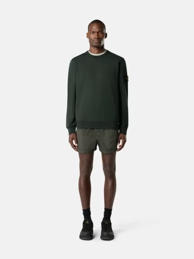 Regular fit sweatshirt met ronde hals en elastische manchetten