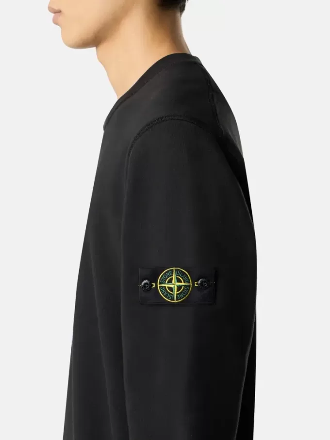 Regular fit sweatshirt met ronde hals en elastische manchetten