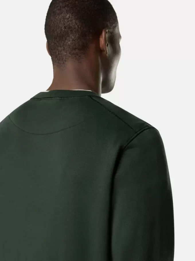 Regular fit sweatshirt met ronde hals en elastische manchetten
