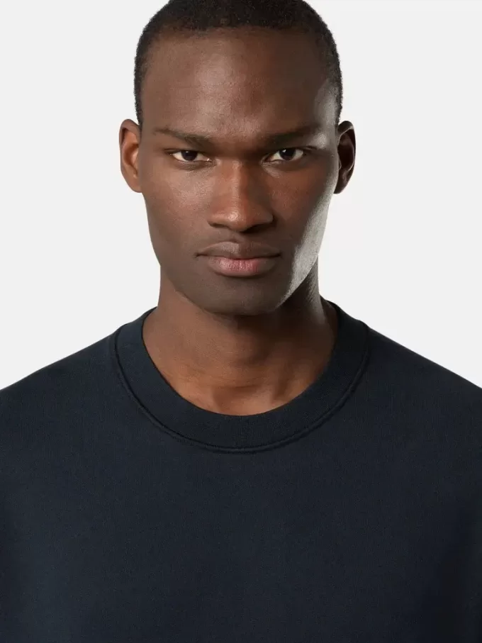 Regular fit sweatshirt met ronde hals en elastische manchetten
