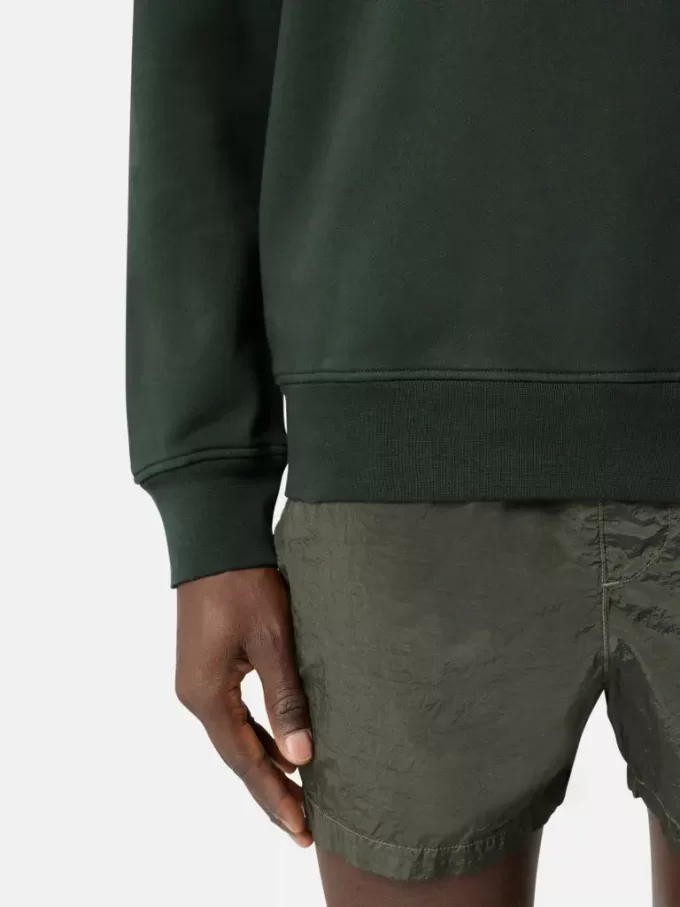 Regular fit sweatshirt met ronde hals en elastische manchetten