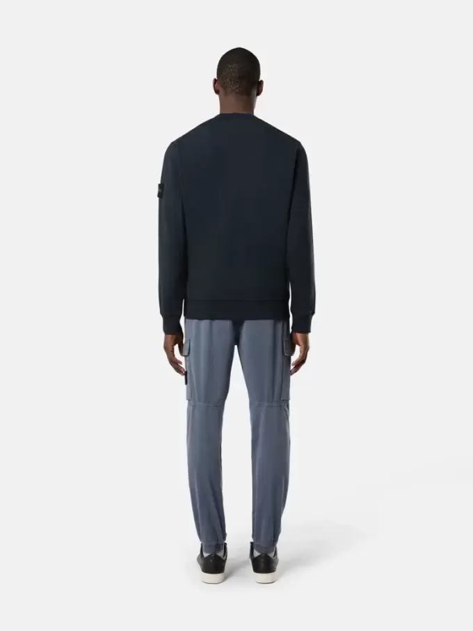 Regular fit sweatshirt met ronde hals en elastische manchetten
