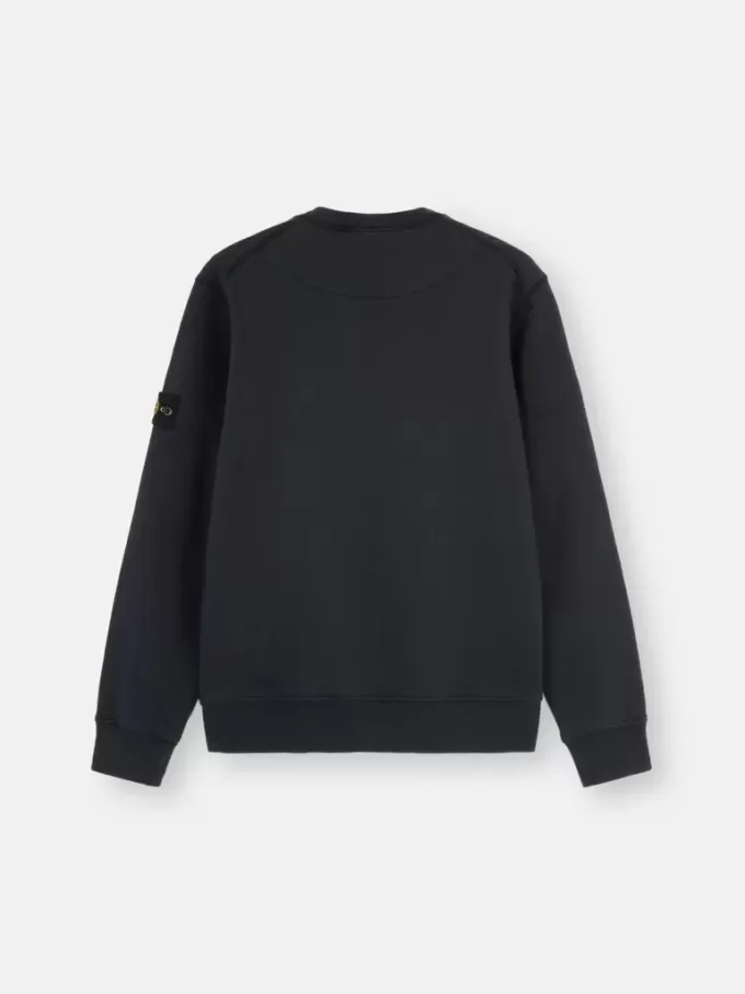 Regular fit sweatshirt met ronde hals en elastische manchetten