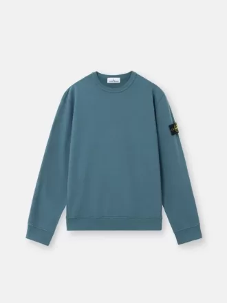 Regular fit sweatshirt met ronde hals en geribde inzetstukken