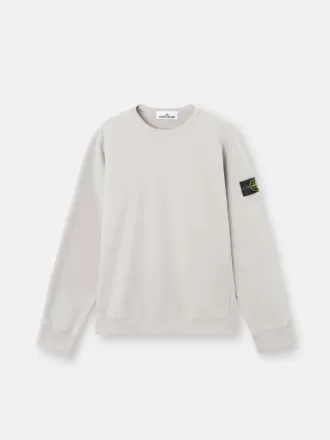 Regular fit sweatshirt met ronde hals en geribde inzetstukken