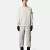 Regular fit sweatshirt met ronde hals en geribde inzetstukken