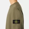 Regular fit sweatshirt met ronde hals en geribde inzetstukken