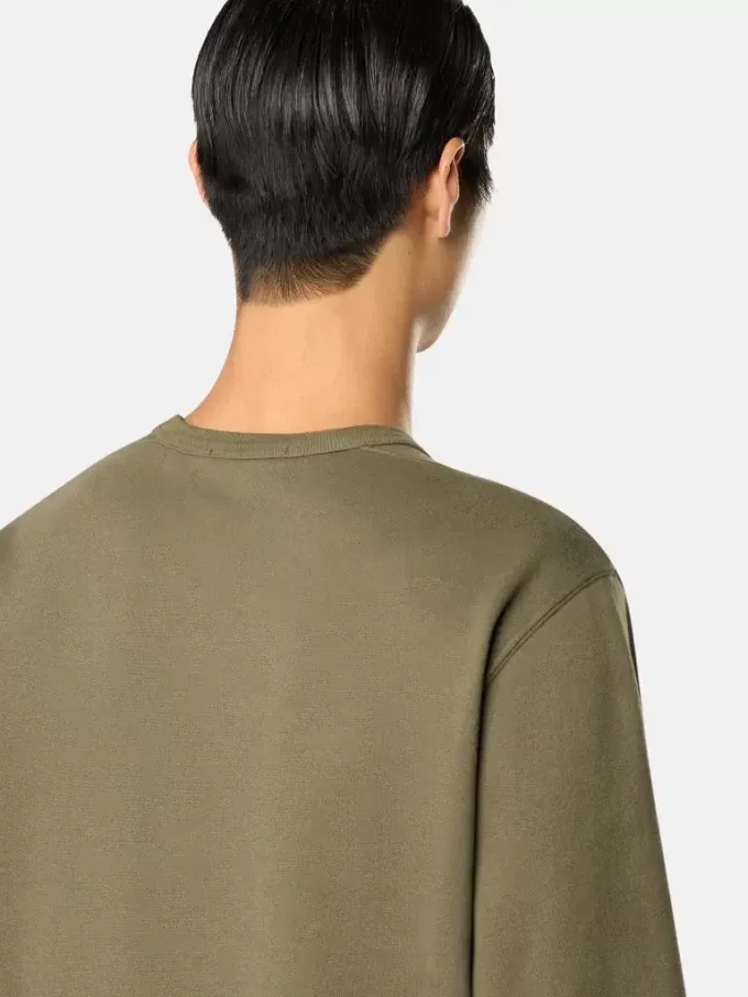 Regular fit sweatshirt met ronde hals en geribde inzetstukken