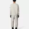 Regular fit sweatshirt met ronde hals en geribde inzetstukken
