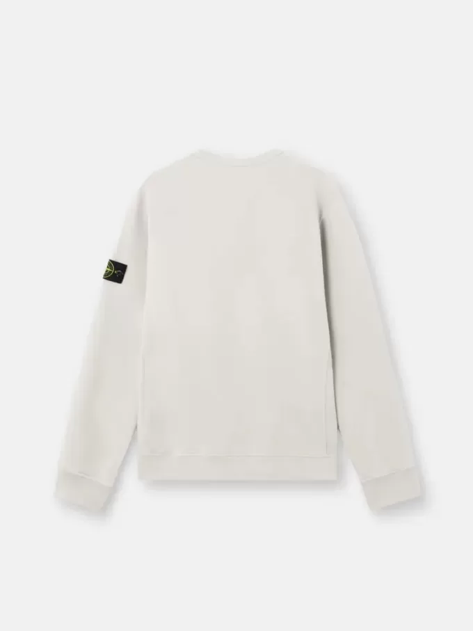 Regular fit sweatshirt met ronde hals en geribde inzetstukken