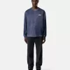 Regular fit sweatshirt met ronde hals en letterprint