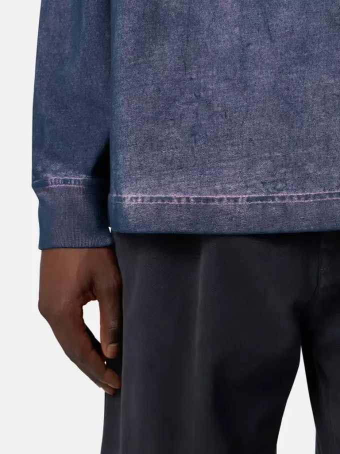 Regular fit sweatshirt met ronde hals en letterprint
