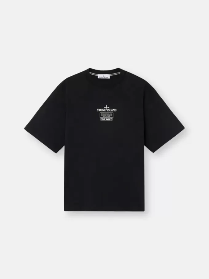 Regular fit T-shirt met korte mouwen en ’02 Industrial Logos’-print. Regular fit T-shirt met korte mouwen en ’02 Industrial Logos’-print.