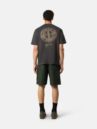 Regular fit T-shirt met korte mouwen en ‘Bleeding Numbers’-print